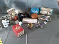 Vintage medical supplies and advertising