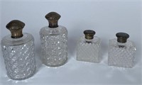 19TH C. VANITY PERFUME JARS