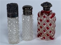 19TH C. TRAVEL PERFUME JARS