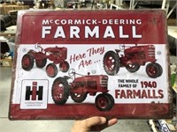 METAL FARMALL SIGN