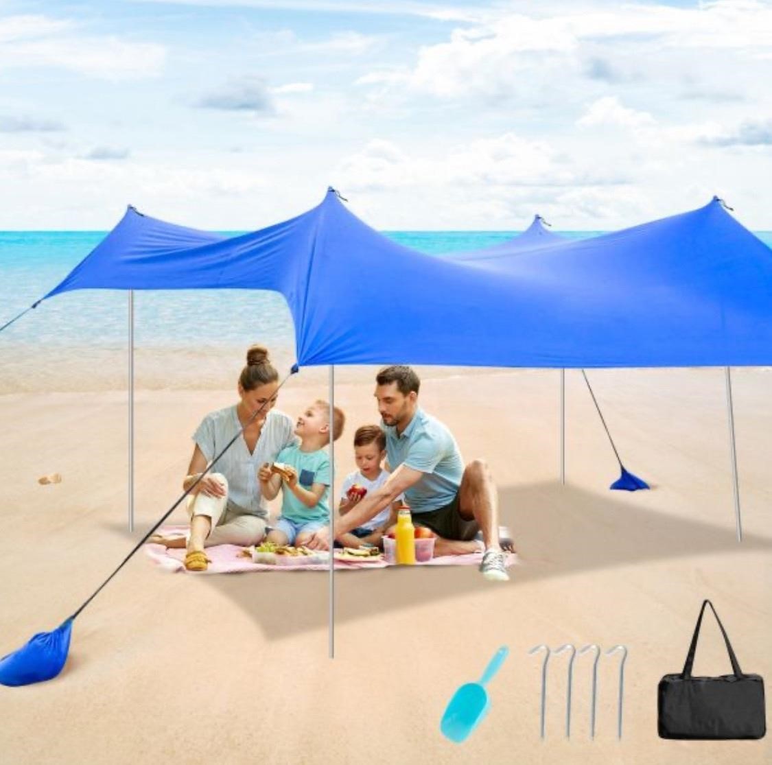 Msrp$150 Beach Sunshade Canopy