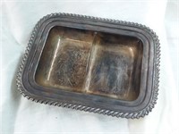 Silverplate serving dish