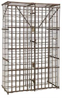 FRENCH IRON WINE CELLAR RACK CAGE
