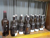 Collection of old bottles