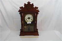 Seth Thomas Eastlake Walnut Kitchen Clock With