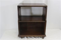 Vintage Small Rolling Wood Cabinet