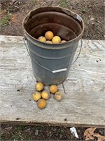 Large bucket of cue balls