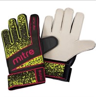 MITRE CLUTCH GOALIE GLOVES SIZE 5