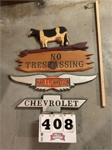 Wood signs