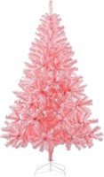 GlyinnHe 6FT Pink Artificial Christmas Tree
