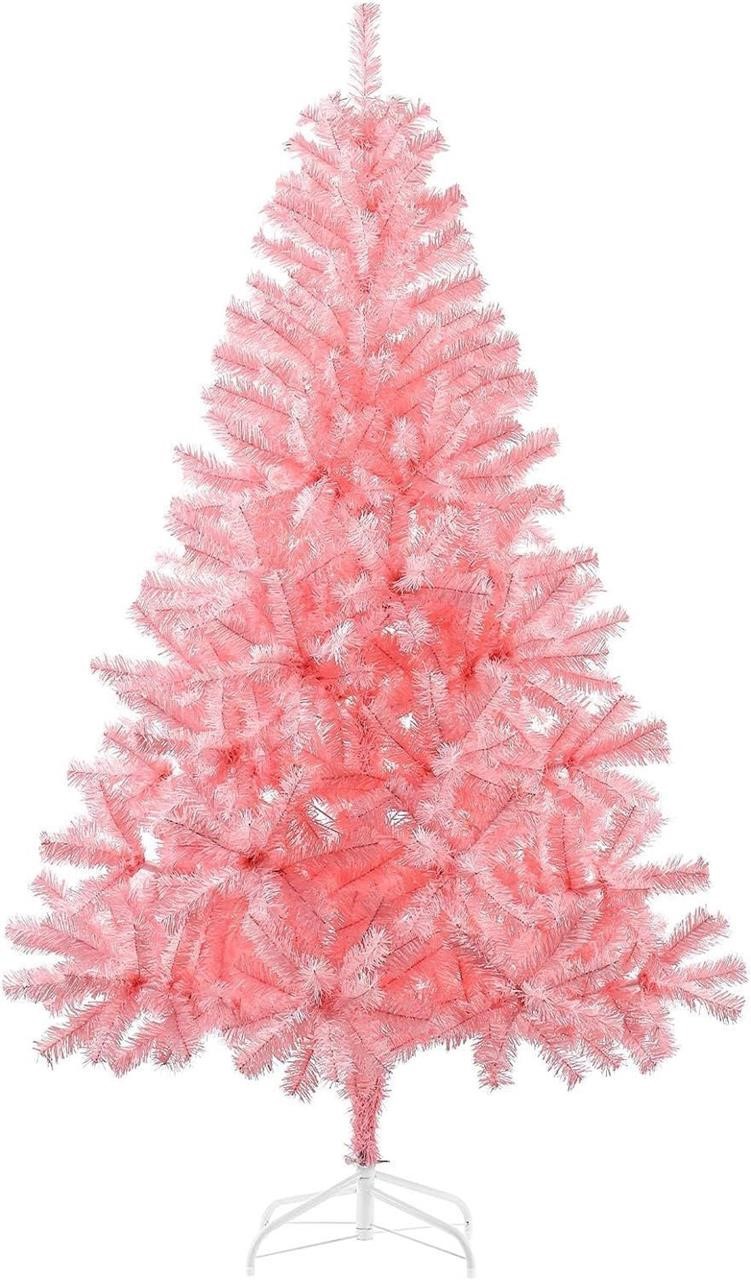 GlyinnHe 6FT Pink Artificial Christmas Tree