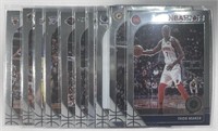 10 2019-20 Panini NBA Hoops Premium Stock Cards