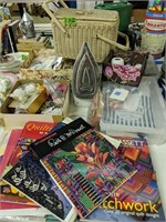 Sewing Box, Crafting Supplies, Quilting Books