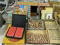 Vintage Games. Monopoly, Search Egypt, Bingo Etc