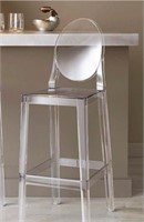 $200 Ghost Bar Stool clear 42" Transparent