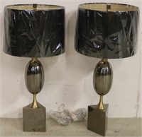 Modern History Caulder Pair of Lamps