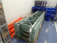 LOT, HD PALLET RACKING W/(14) 36" X 16' PALLET