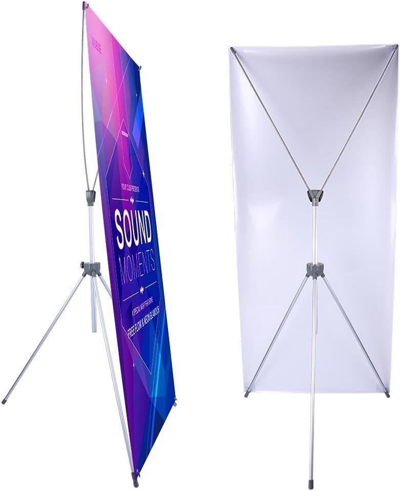 Adjustable X Banner Stand 23-32 W  63-78 H