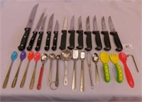 Kitchen Knife Assortment-(12);
