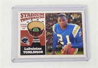 2001 Topps L. Tomlinson Stadium Relic Card