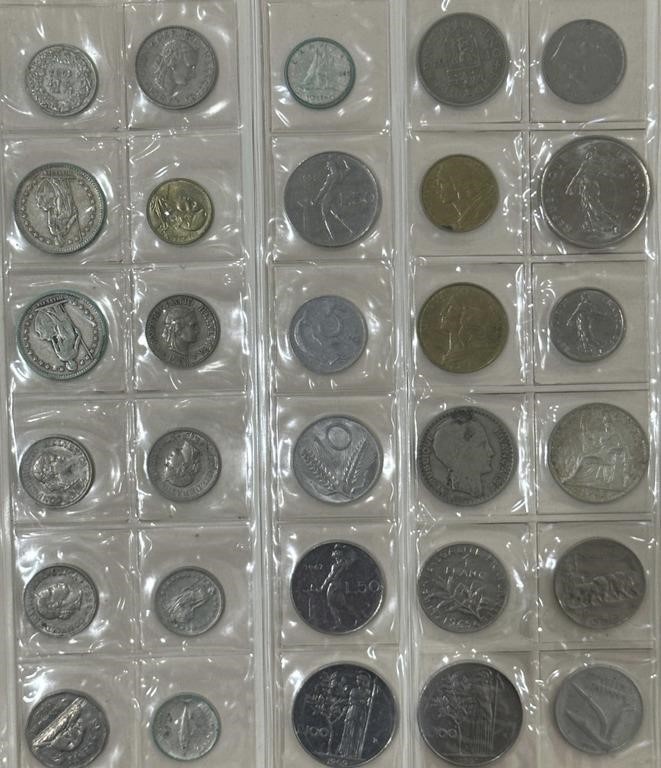 LOT OF AMERICAN/ FOREIGN COINS- TOTAL 101 COINS