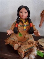 Seated Indian doll