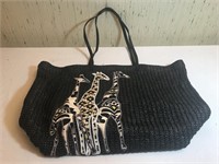 Black Ghiraffe Vera Bradley Purse / Handbag
