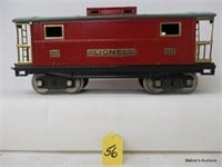 Lionel Std. Gage 217 Red/Peacock Caboose