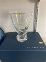 Steuben Glass Hershey's Vase