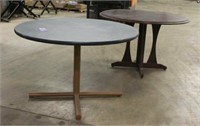 (2) Round Tables, Approx 48"x30"-32"
