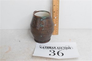 Clewell Pottery Copper Glazed Mug