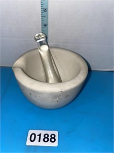 Acid Proof Mortar Antique Pottery Spout Glass