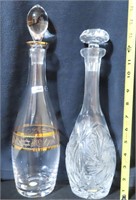 Crystal Decanters incl. Bohemia