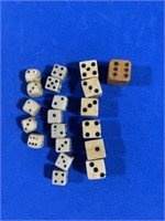 20 various dice