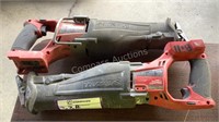 (2) Milwaukee 18V Reciprocating Saws