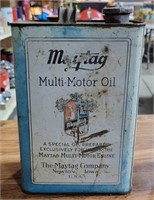 MAYTAG MULTI-MOTOR OIL EMPTY TIN CAN