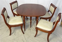 Premium Cherry Drop Leaf Dining Table & Chairs