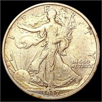 1917 Walking Liberty Half Dollar LIGHTLY