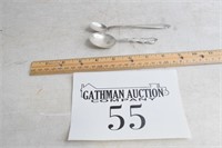 (2) Sterling Silver Spoons