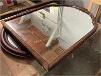 Wooden Frame Mirrors, includes (2) walnut stain