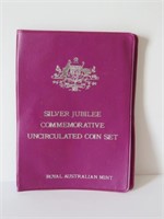 ROYAL AUSTRALIAN MINT SILVER JUBILEE UNC COIN SET