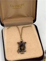 Nice Owl Necklace & Jewelry Lot!