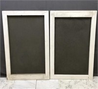 2 Wood Framed Window Screens From 1970s