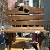 CUTE SMALL WOODEN BENCH