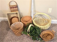 Baskets & Greenery