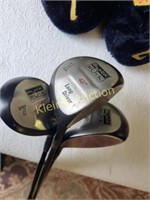 Lot Of 3 Black Rock killer bees  Golf Clubs