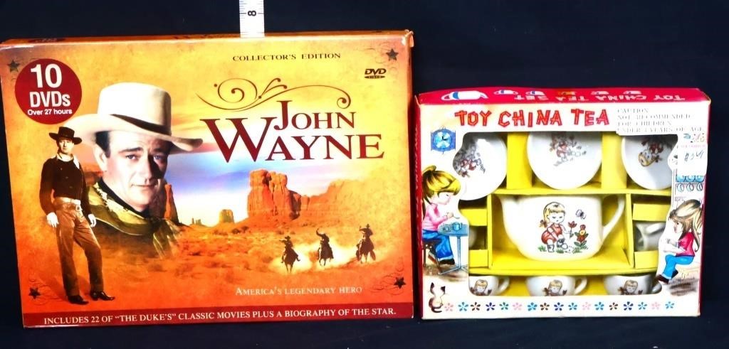 2 piece estate lot, inc John Wayne DVD set