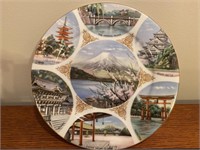 Japanese souvenir plate
