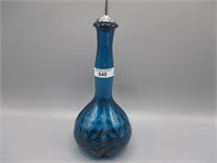 Barber Bottle-Jamestown Blue mini Coin Dot