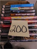 (10) Sony Playstation 2 Games - Frogger, Lord Of -